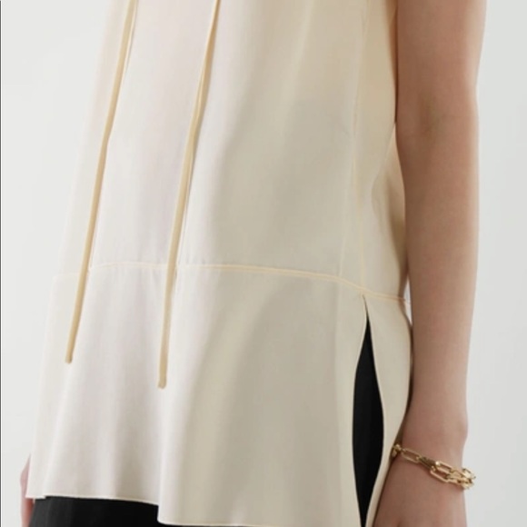 Cos tie neck blouse top - Picture 2 of 3